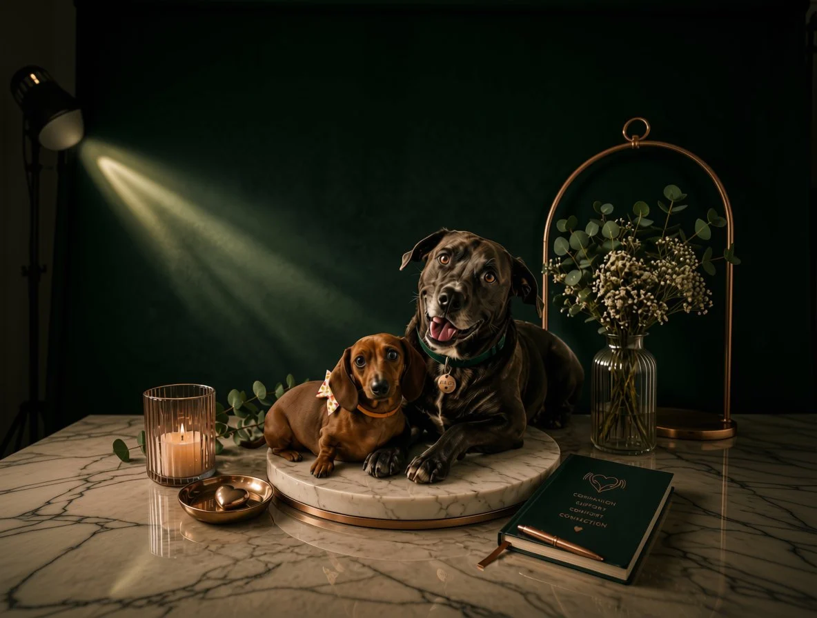 Two dogs - emotional support animal letters
